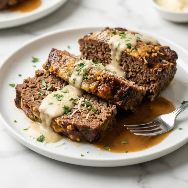 Garlic Parmesan Meatloaf