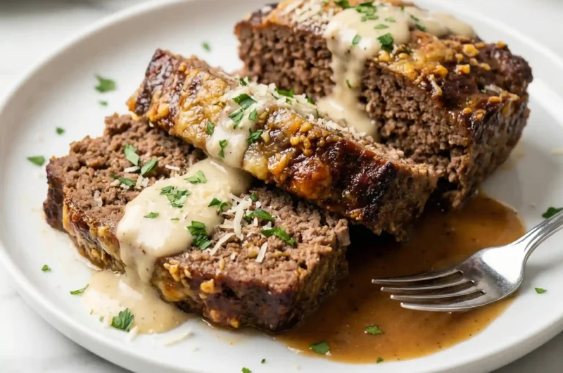 Garlic Parmesan Meatloaf
