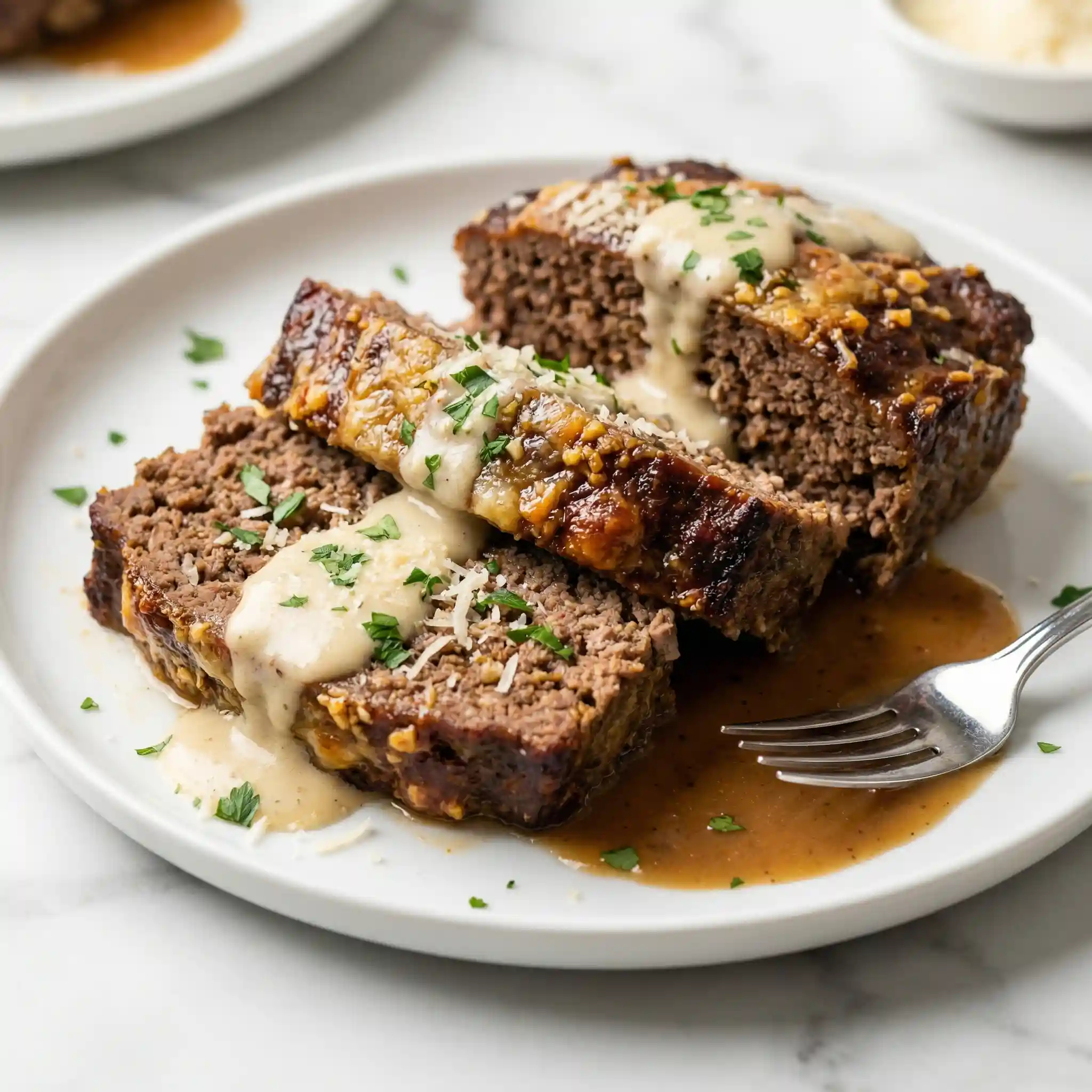 Garlic Parmesan Meatloaf