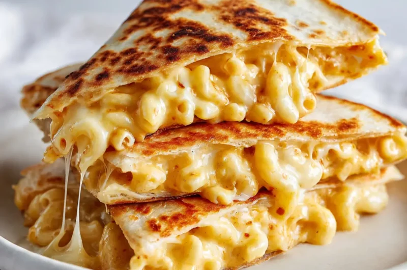 Mac and Cheese Quesadillas