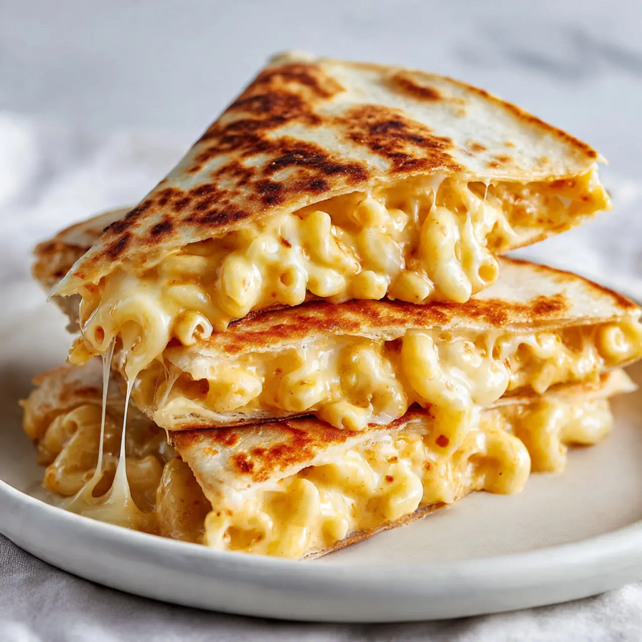 Mac and Cheese Quesadillas