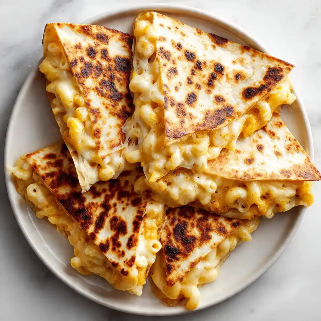 Mac and Cheese Quesadillas