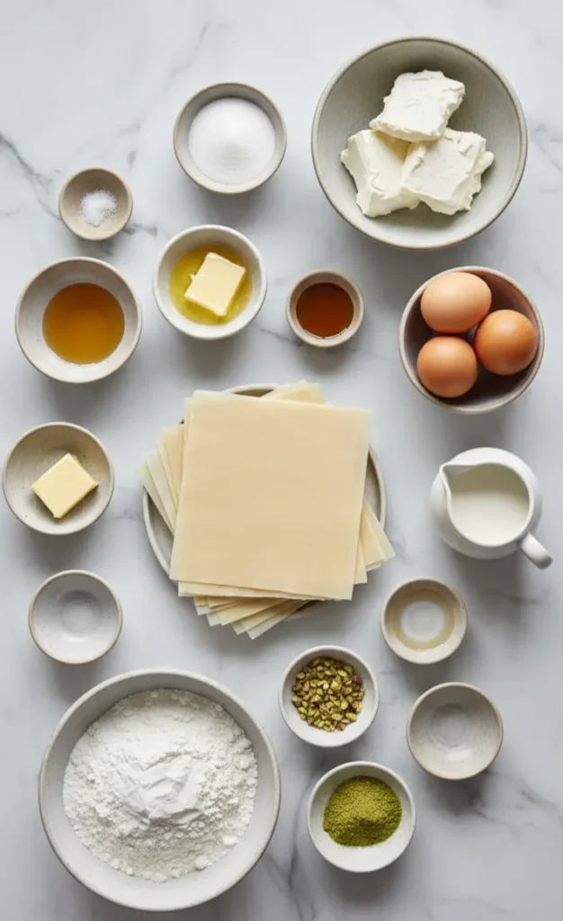 Baklava Pistachio Cheesecake