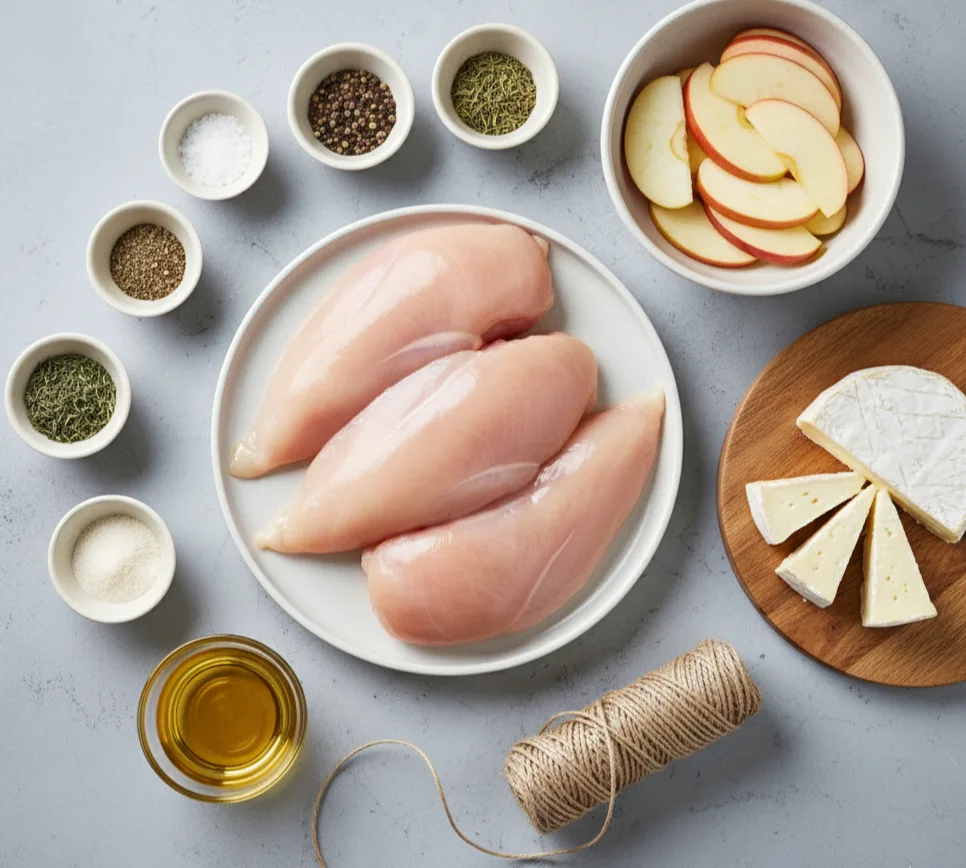 Apple and Brie Stuffed Chicken