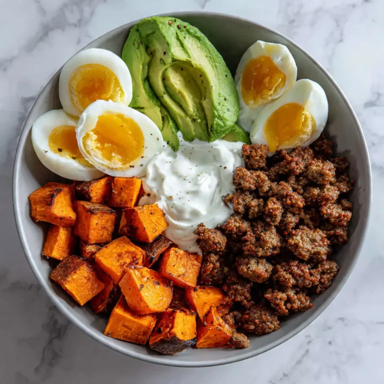 Healthy Ground Beef Bowl