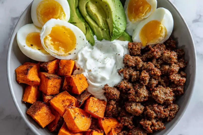 Healthy Ground Beef Bowl