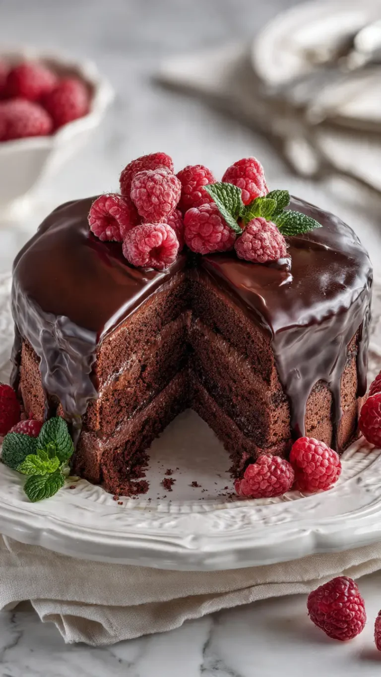 Chocolate Raspberry Cake