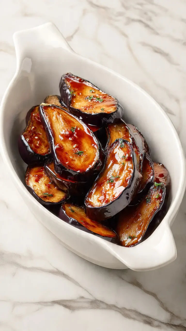 Miso Glazed Eggplant