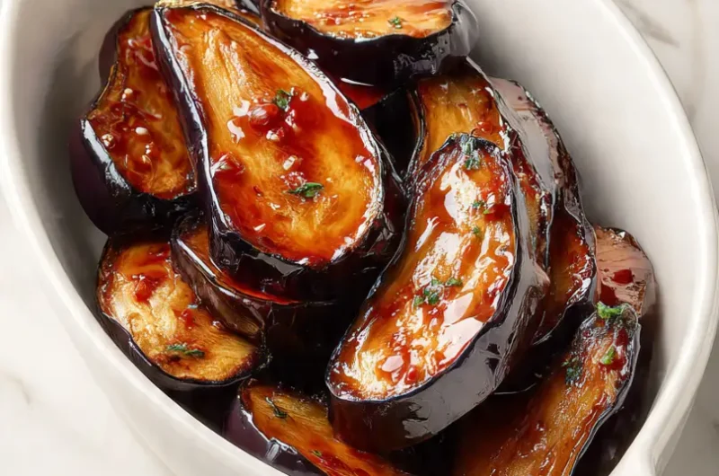 Miso Glazed Eggplant