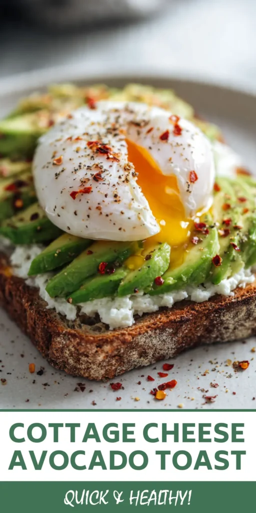 Cottage Cheese Avocado Toast