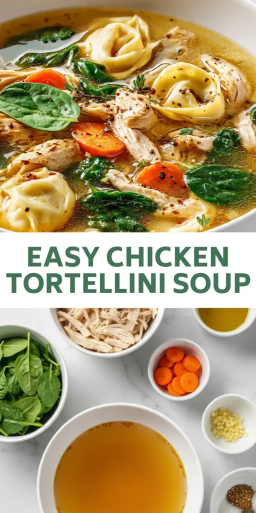 Chicken Tortellini Soup