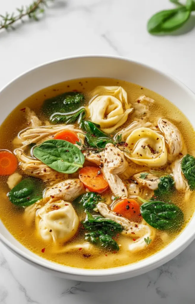 Chicken Tortellini Soup