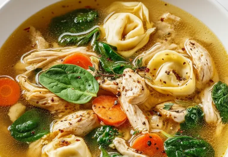 Chicken Tortellini Soup
