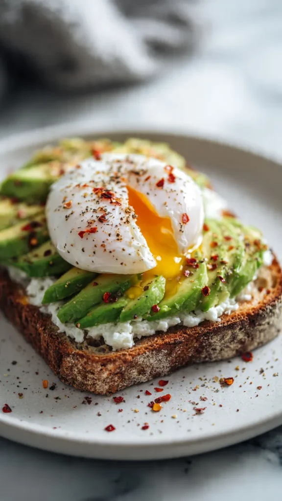 Cottage Cheese Avocado Toast