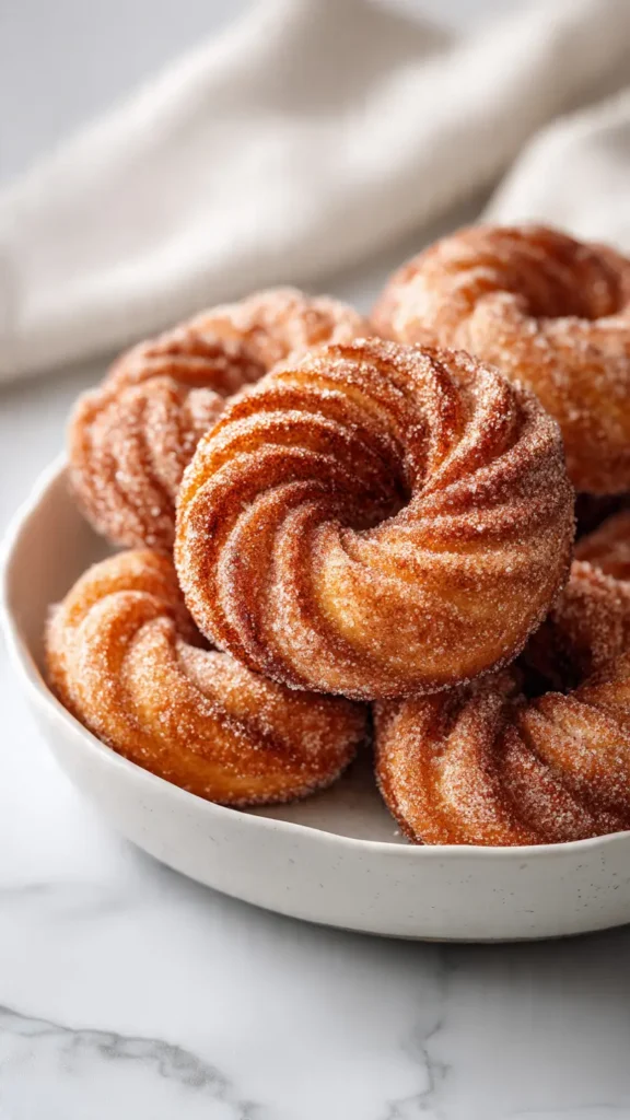Cinnamon Sugar Twist Donuts