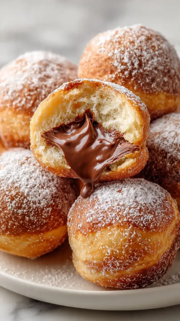 Baked Nutella Bombs