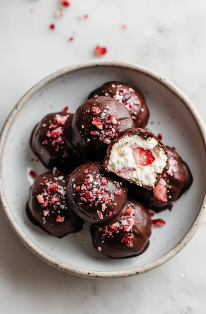 Chocolate Strawberry Yogurt Clusters