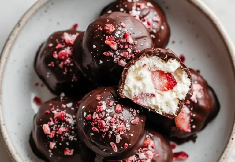 Chocolate Strawberry Yogurt Clusters