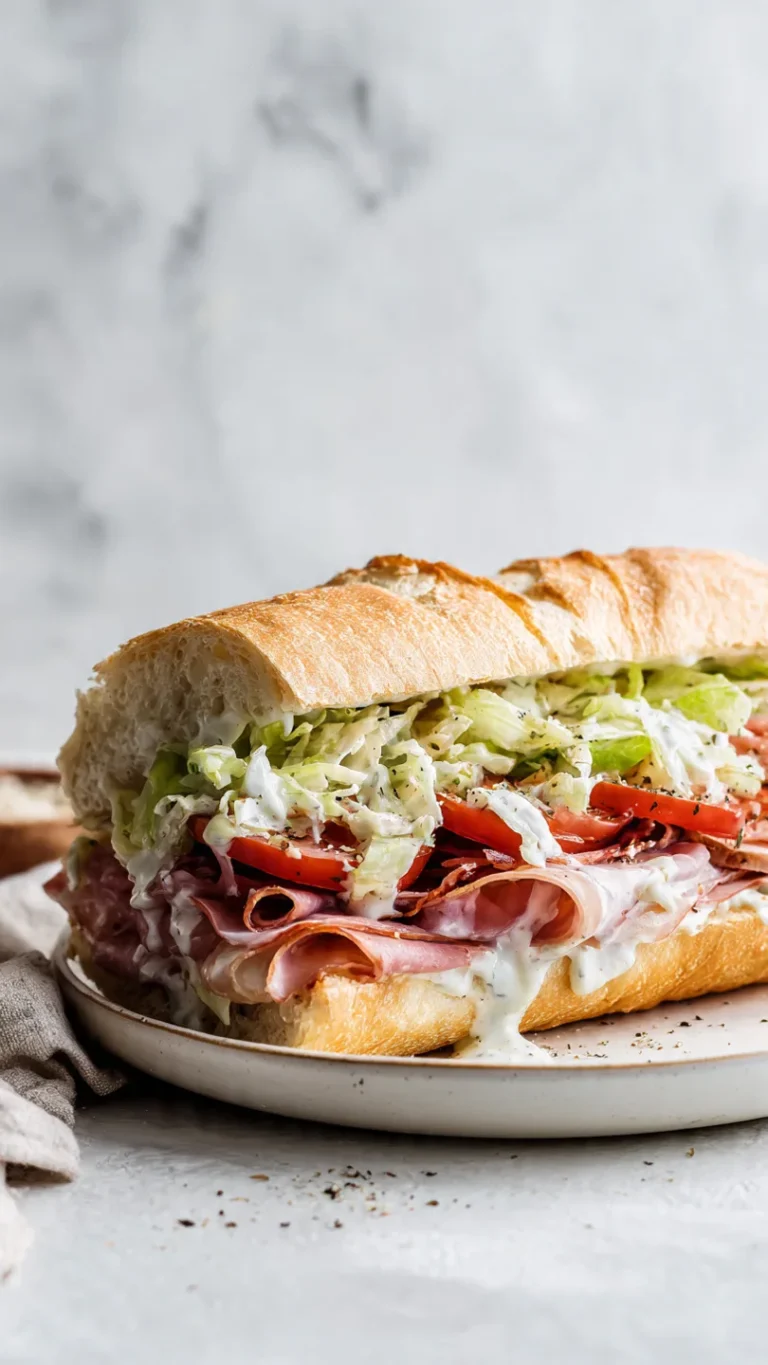 Italian Grinder Salad Sandwich