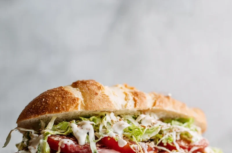 Italian Grinder Salad Sandwich