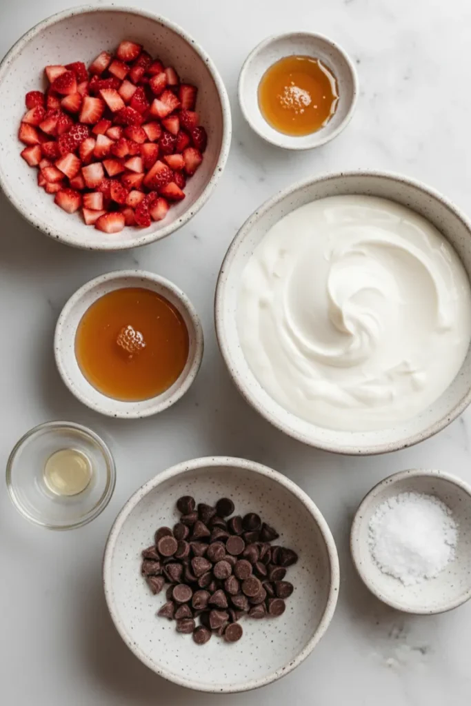 Chocolate Strawberry Yogurt Clusters