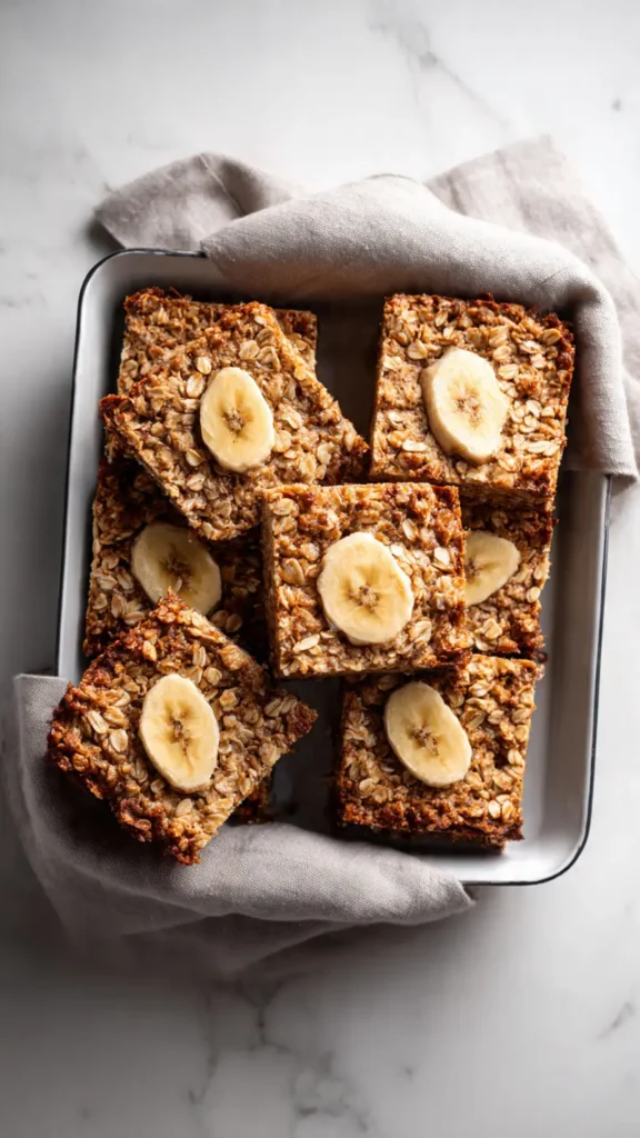 Banana Oatmeal Bars