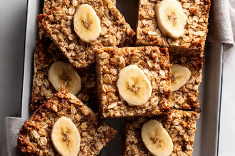 Banana Oatmeal Bars